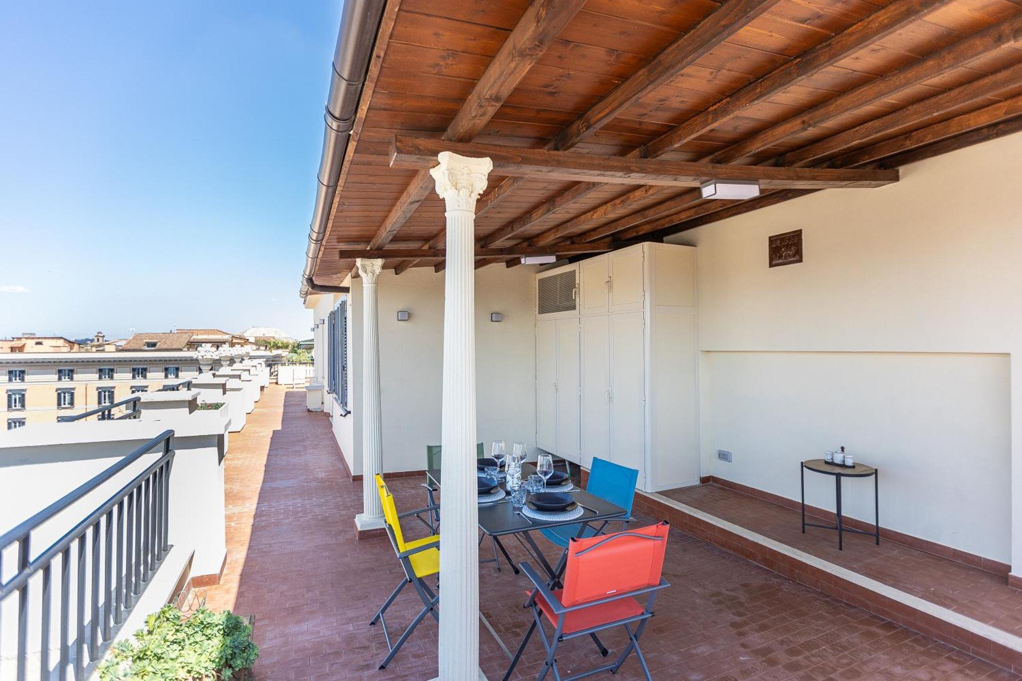Argentina Penthouse By Rental In Roma Esterno foto